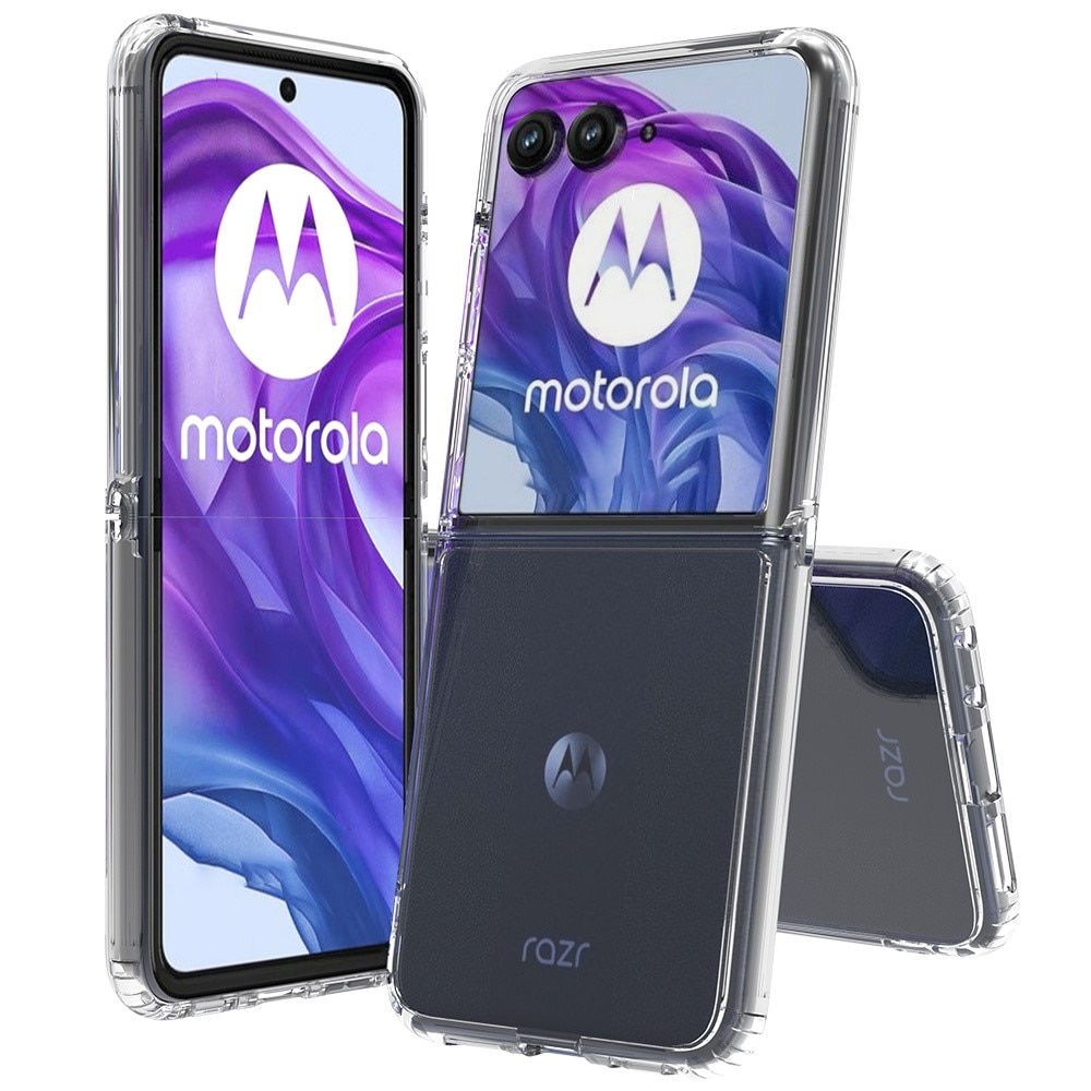 Hybridcover Motorola Razr 50 Ultra gennemsigtig