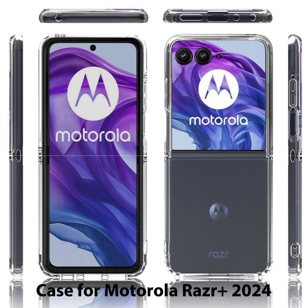 Hybridcover Motorola Razr 50 Ultra gennemsigtig