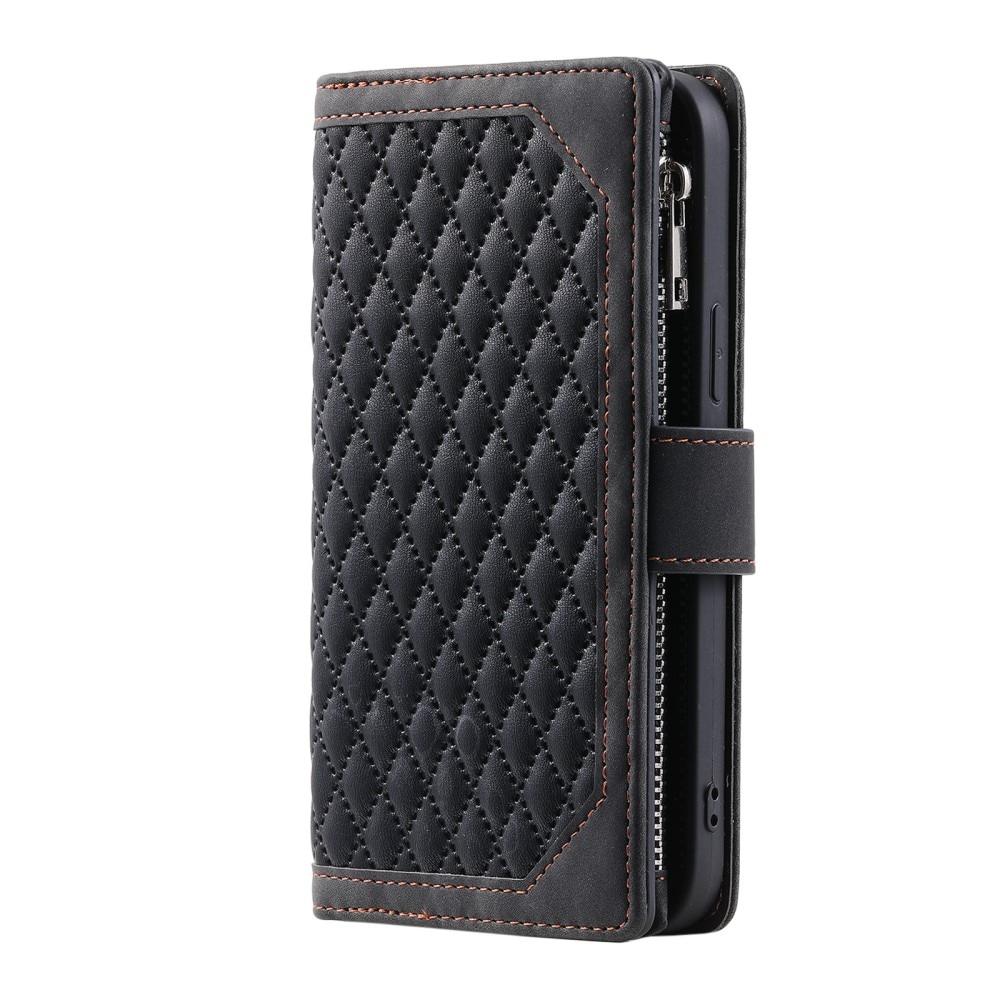 Pung Taske iPhone 16 Pro Quilted Sort