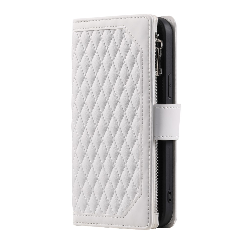 Pung Taske iPhone 16 Pro Quilted Hvid