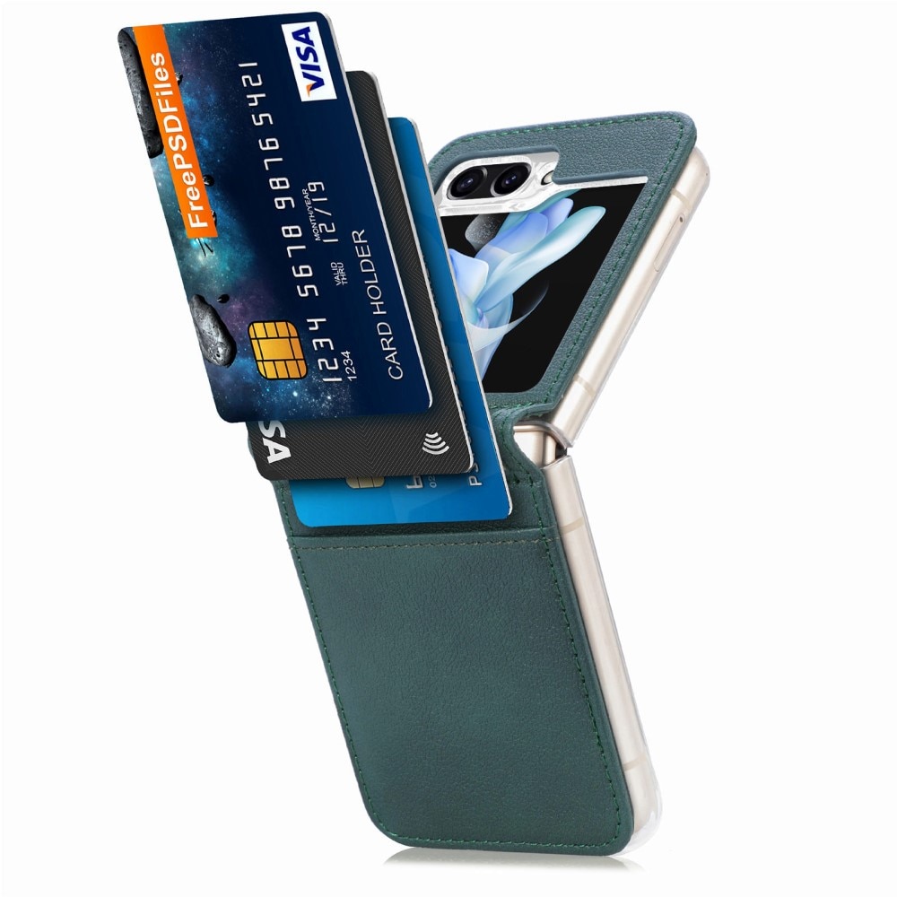 Slim Card Wallet Samsung Galaxy Z Flip 6 grøn