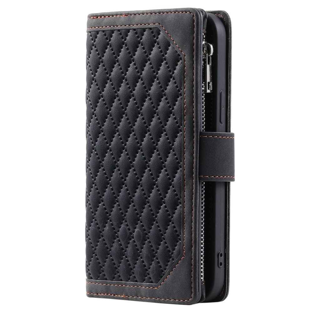 Pung Taske iPhone 16 Plus Quilted Sort