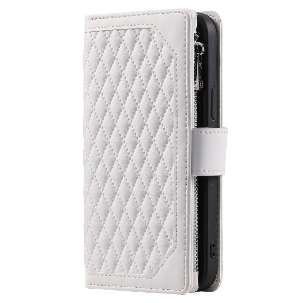 Pung Taske iPhone 16 Quilted Hvid