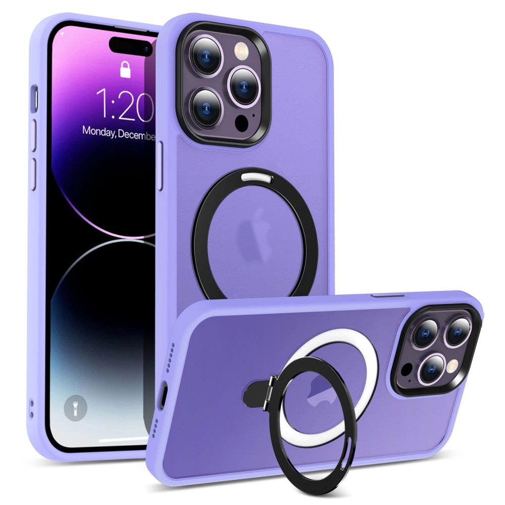 Hybridcover MagSafe Ring iPhone 16 Pro Lilla