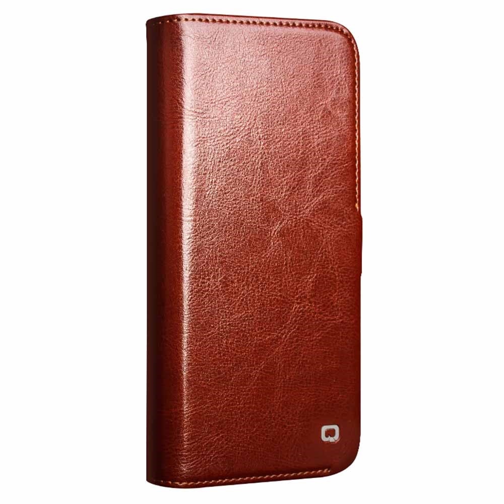 iPhone 16 Pro Leather Wallet Case Brown