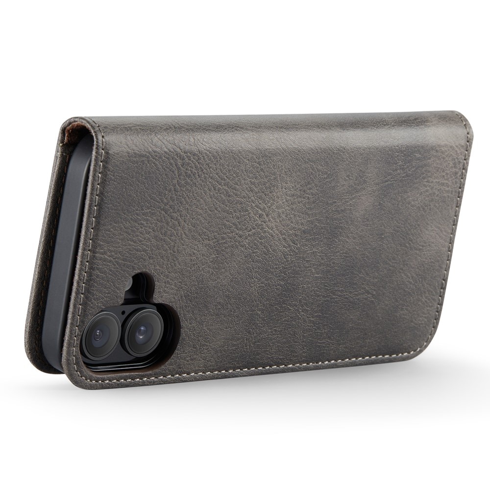 Magnet Wallet iPhone 16 Brown