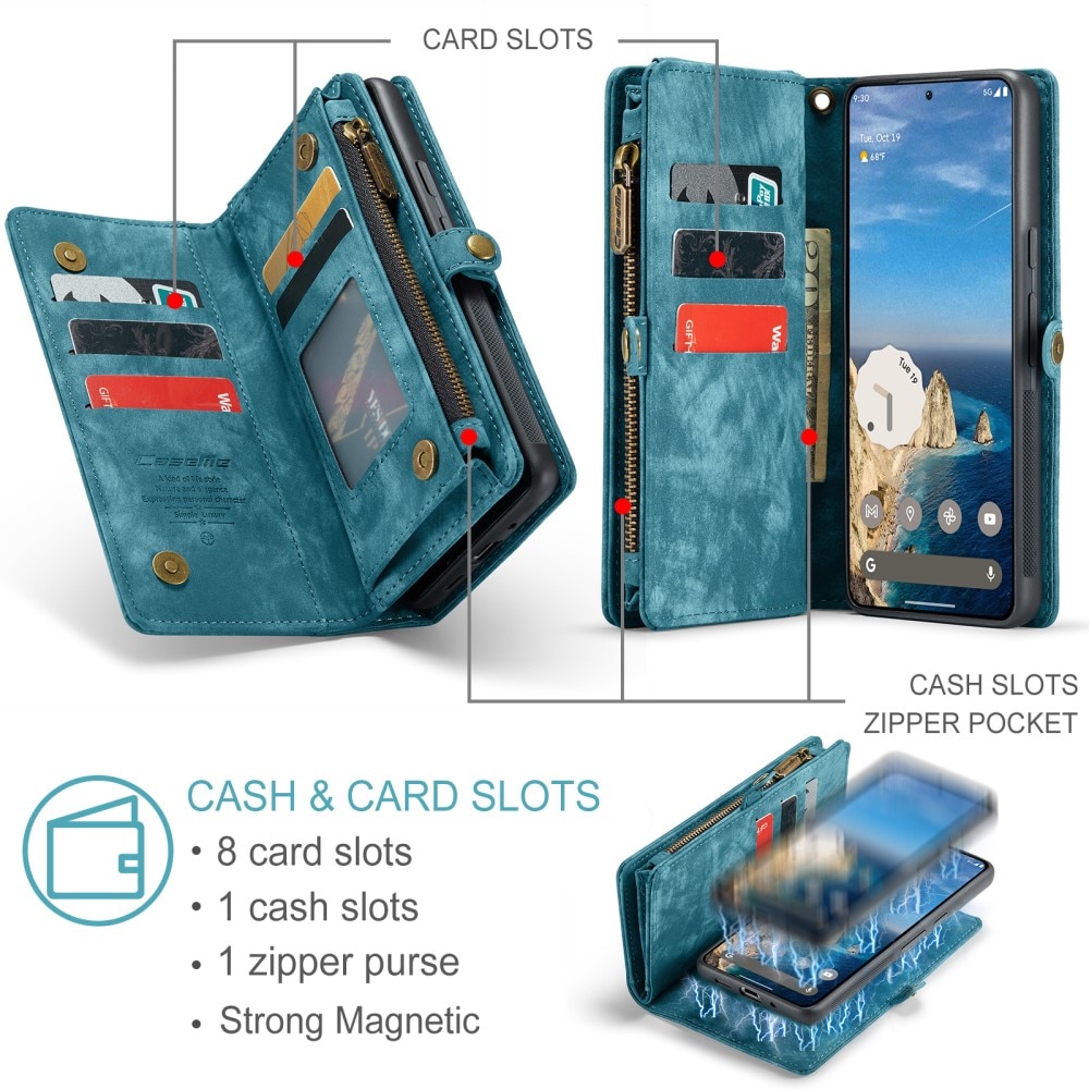 Multi-slot Mobiltaske Google Pixel 9 Pro XL blå