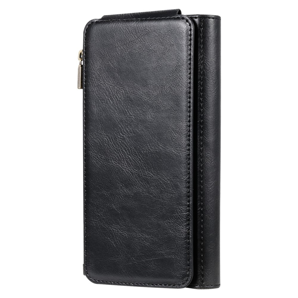 Magnet Leather Multi-Wallet iPhone 16 Pro sort