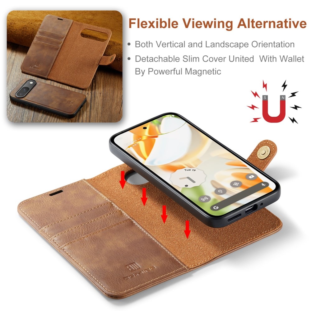 Magnet Wallet Google Pixel 9 Cognac