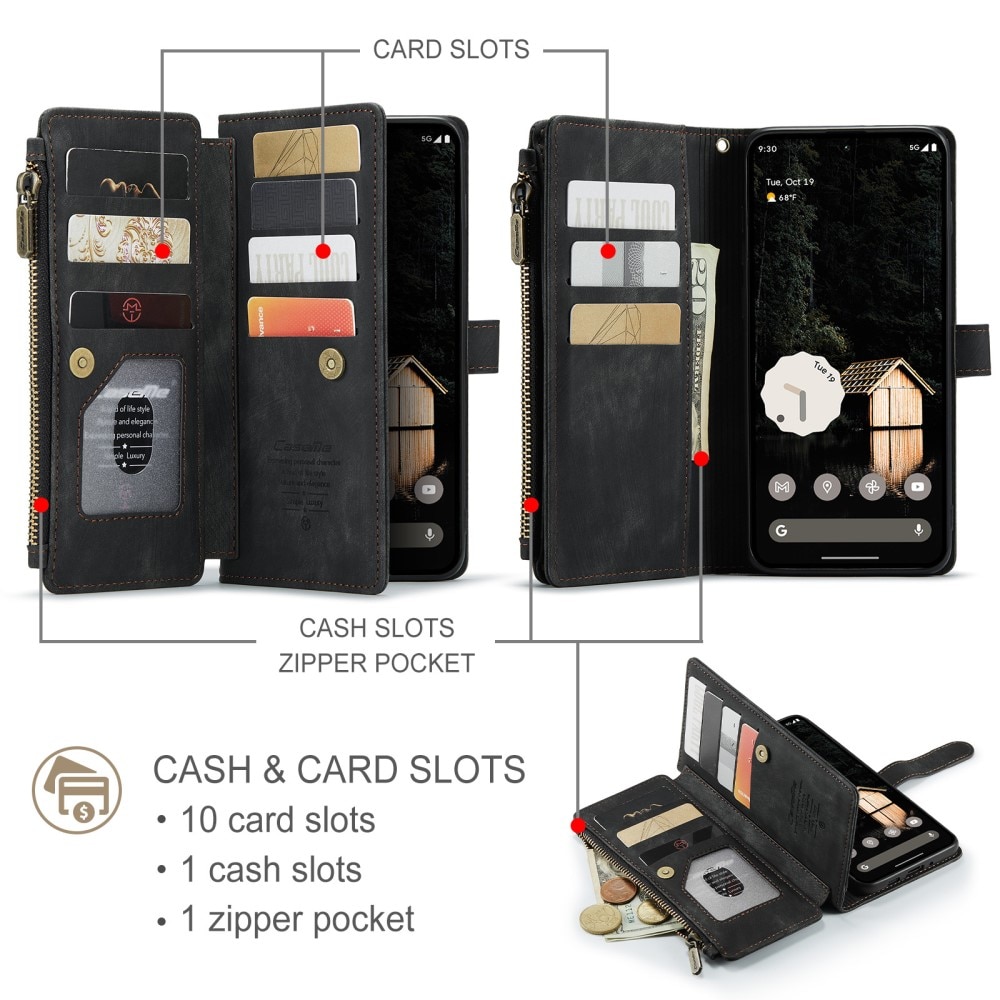 Zipper Wallet Google Pixel 9 Pro XL Sort