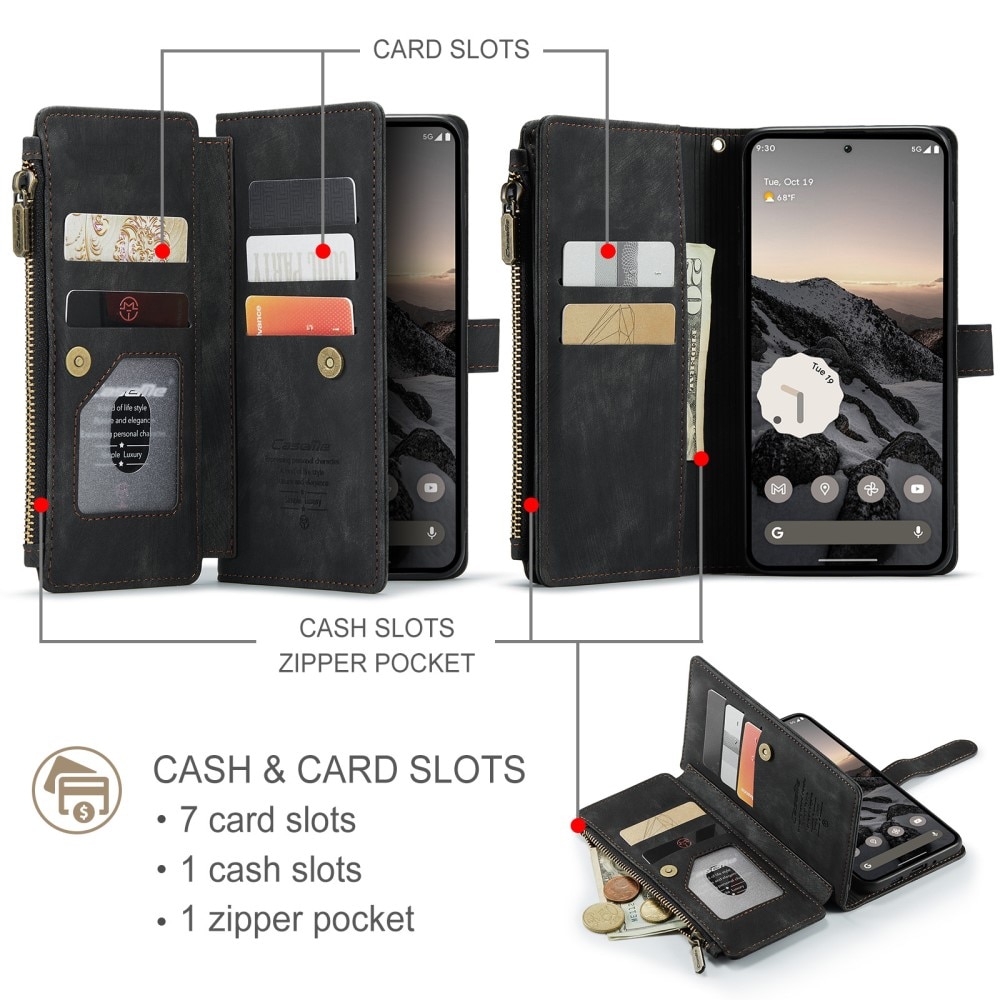 Zipper Wallet Google Pixel 9 Pro Sort