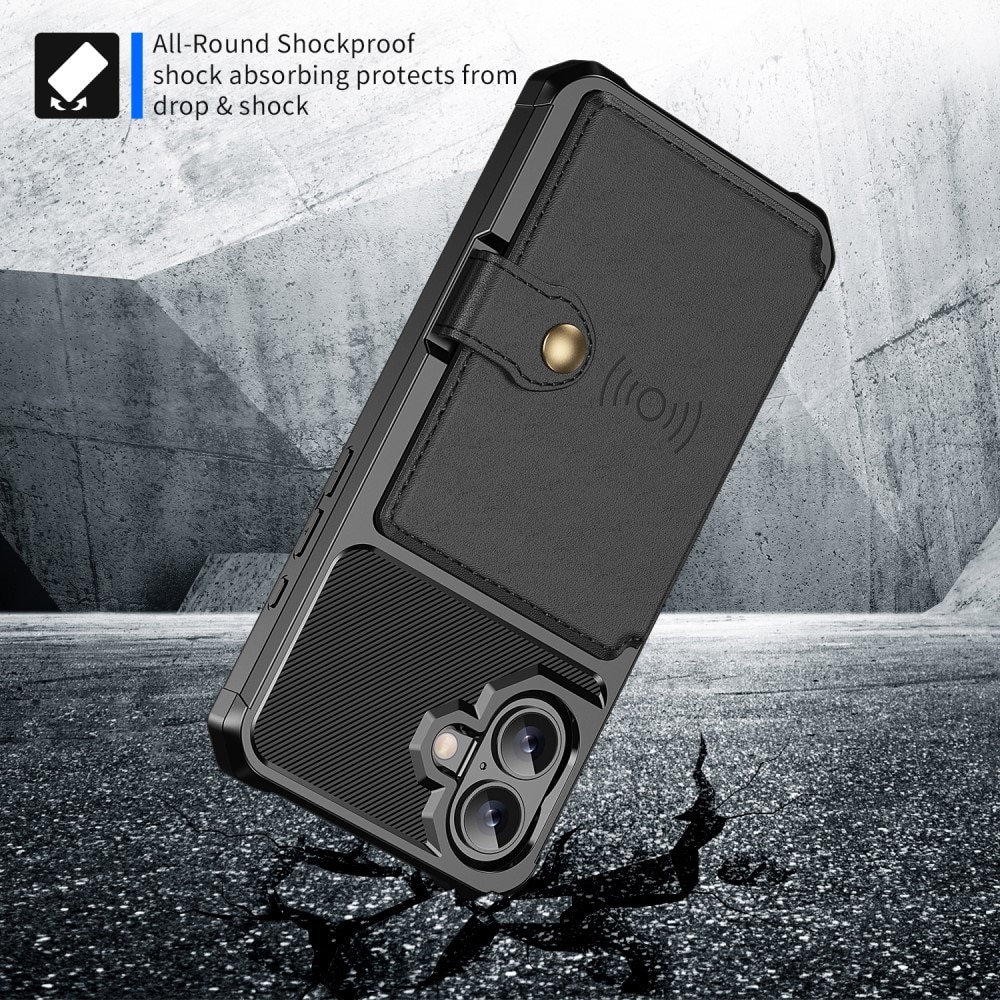 Tough Multi-slot Cover iPhone 16 Plus Sort