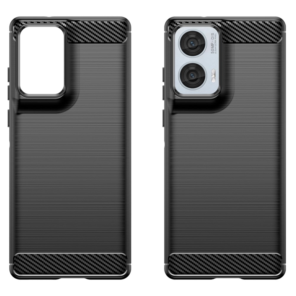 Motorola Moto G85 Cover TPU Brushed Sort