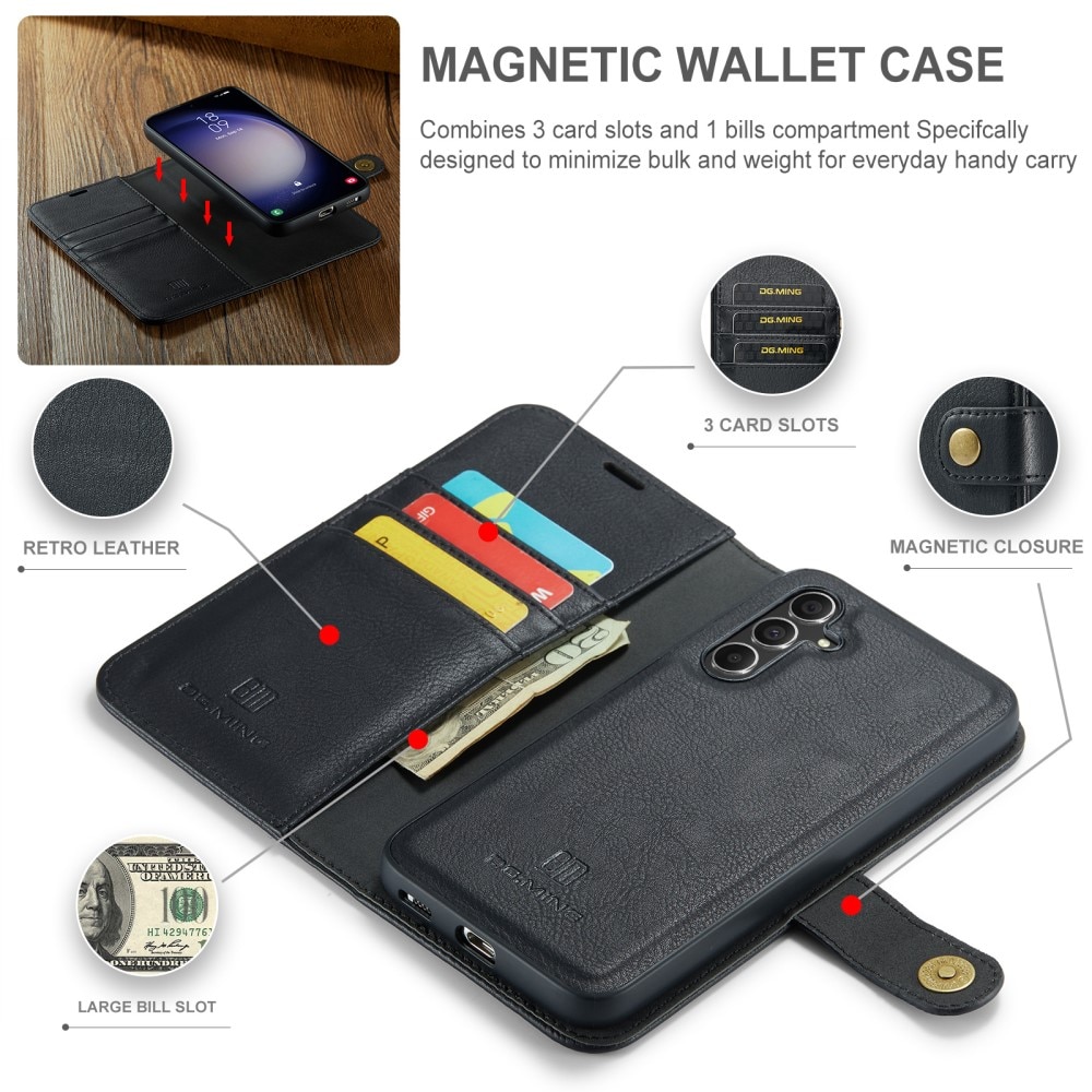 Magnet Wallet Samsung Galaxy S24 FE Black