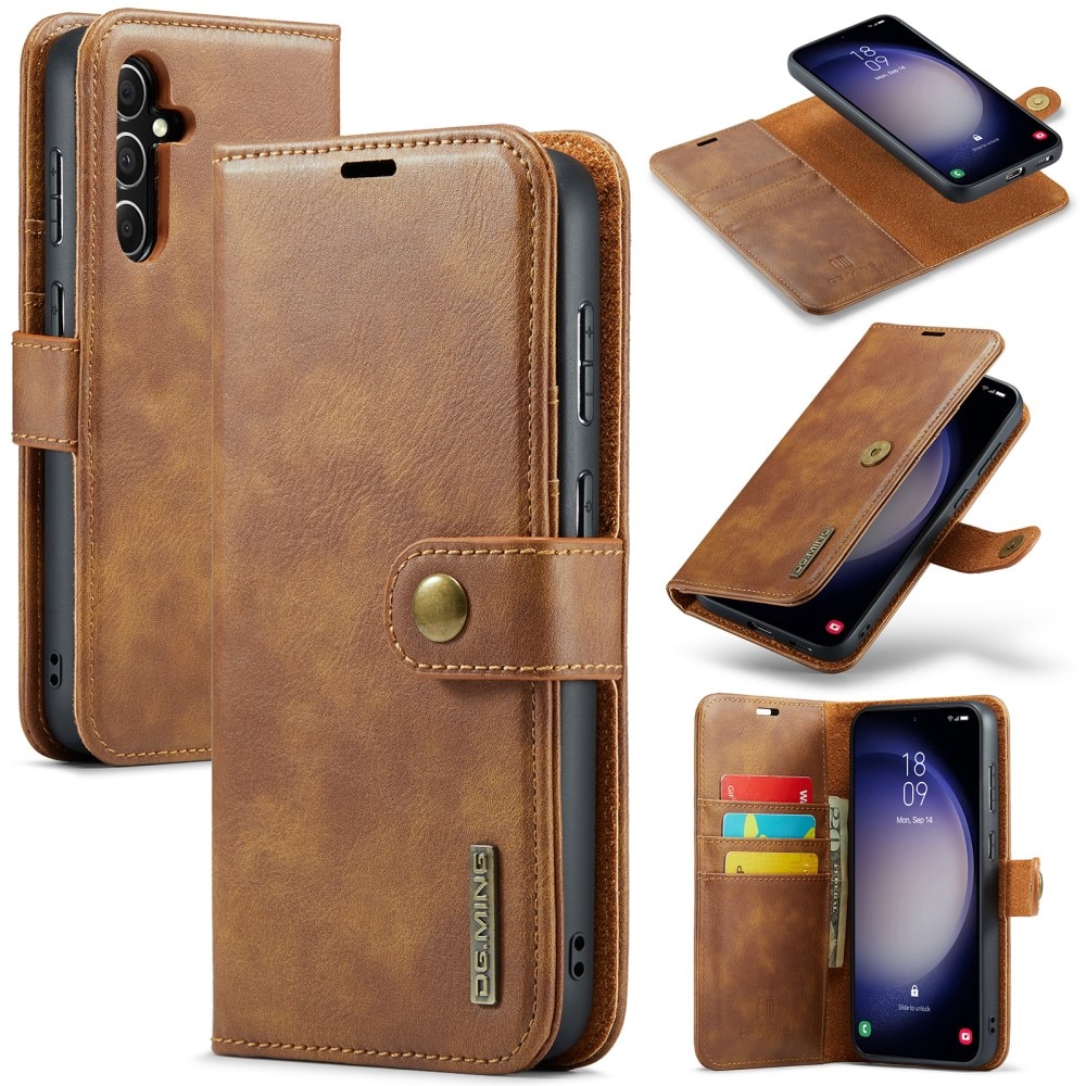 Magnet Wallet Samsung Galaxy S24 FE Cognac