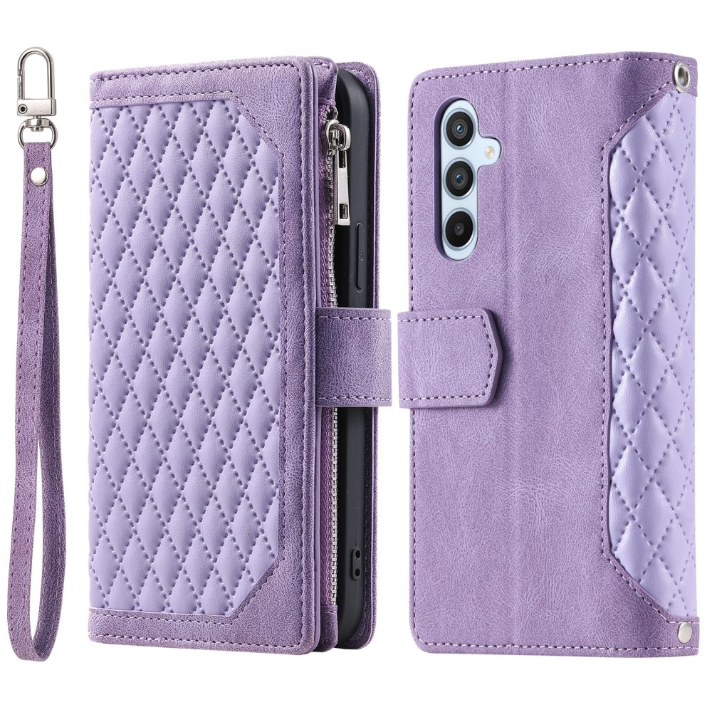 Pung Taske Samsung Galaxy S25 Plus Quilted Lyserød