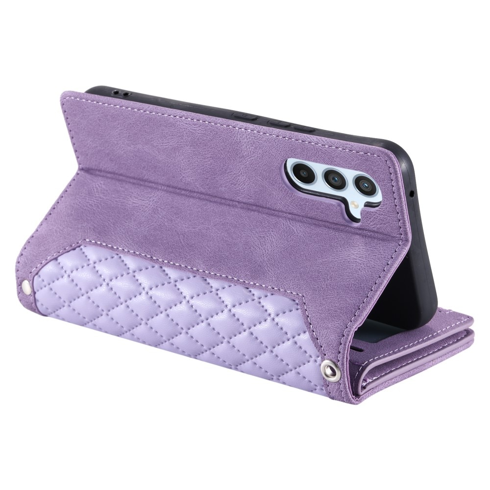 Pung Taske Samsung Galaxy S25 Quilted Lilla