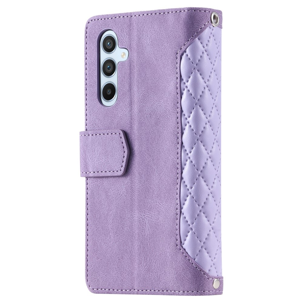 Pung Taske Samsung Galaxy S25 Quilted Lilla