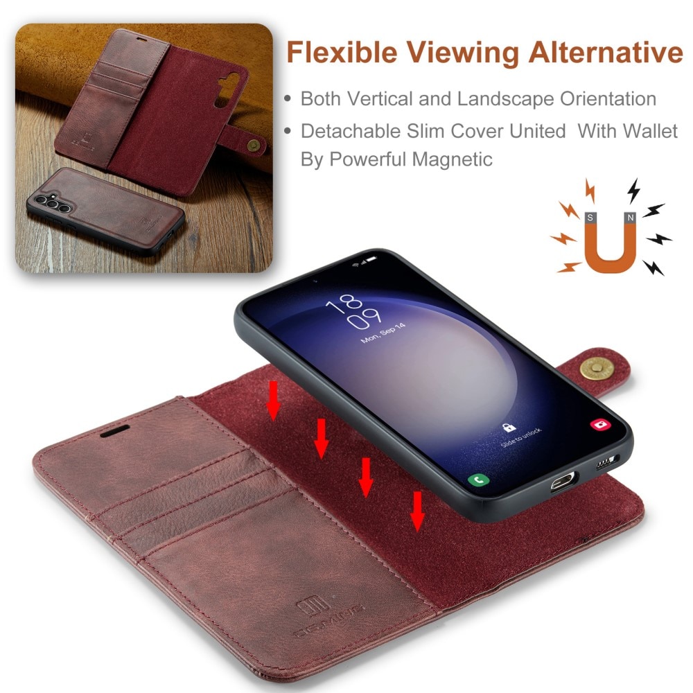 Magnet Wallet Samsung Galaxy A16 Red