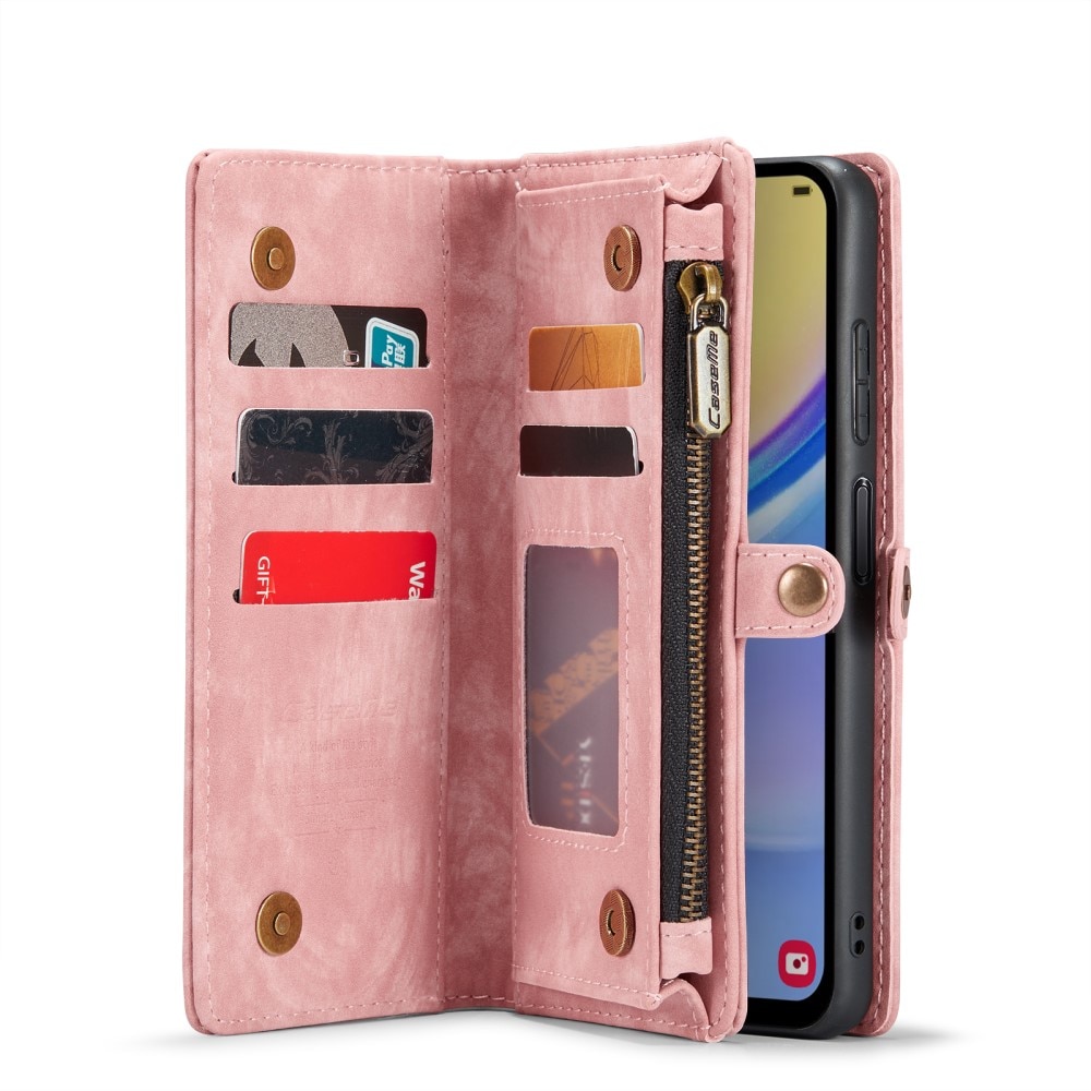 Multi-slot Mobiltaske Samsung Galaxy A16 lyserød