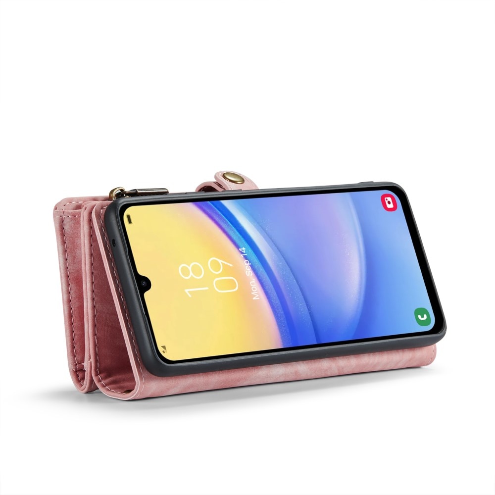 Multi-slot Mobiltaske Samsung Galaxy A16 lyserød