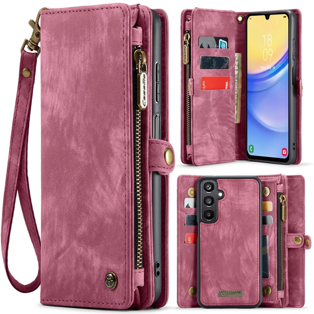 Multi-slot Mobiltaske Samsung Galaxy A16 rød