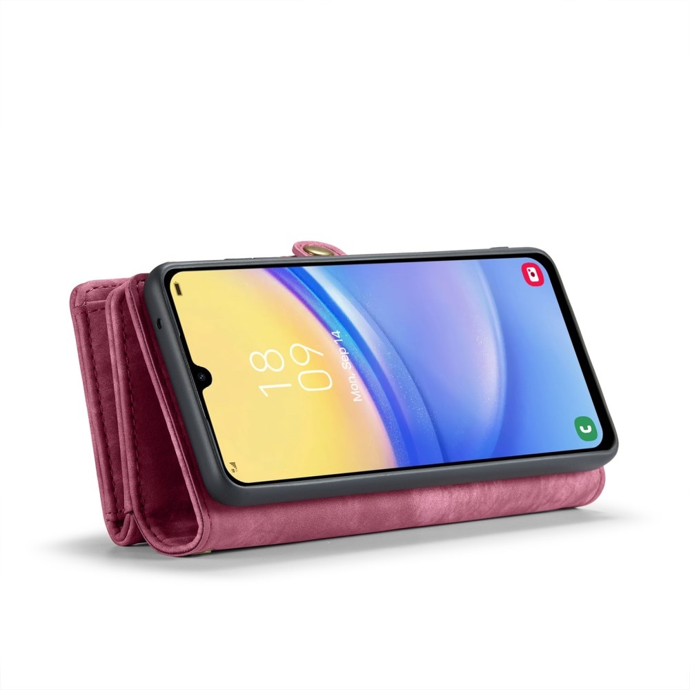 Multi-slot Mobiltaske Samsung Galaxy A16 rød