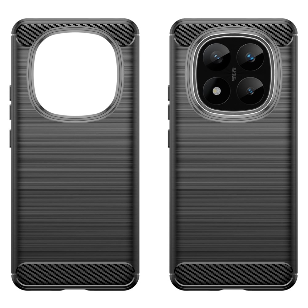 Xiaomi Redmi Note 14 Pro Plus Cover TPU Brushed Black