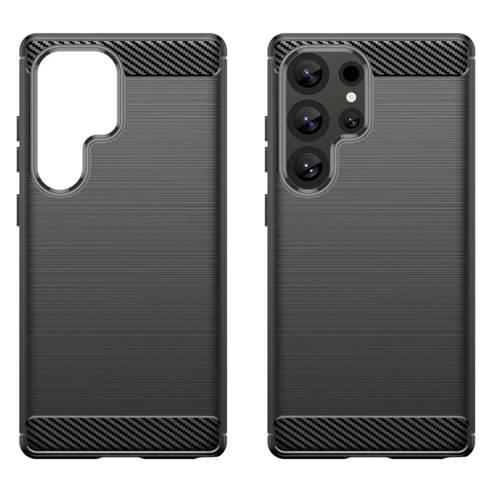 Samsung Galaxy S25 Ultra Cover TPU Brushed Black