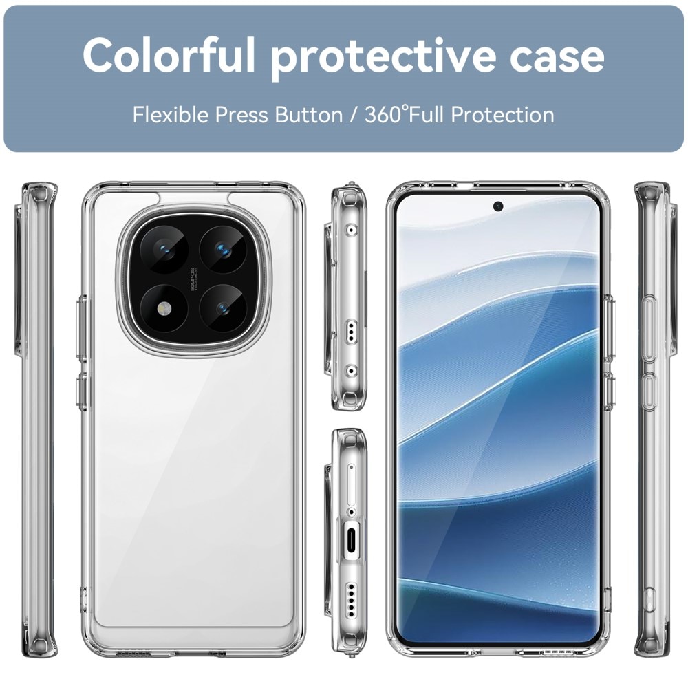 Hybridcover Xiaomi Redmi Note 14 Pro Plus gennemsigtig