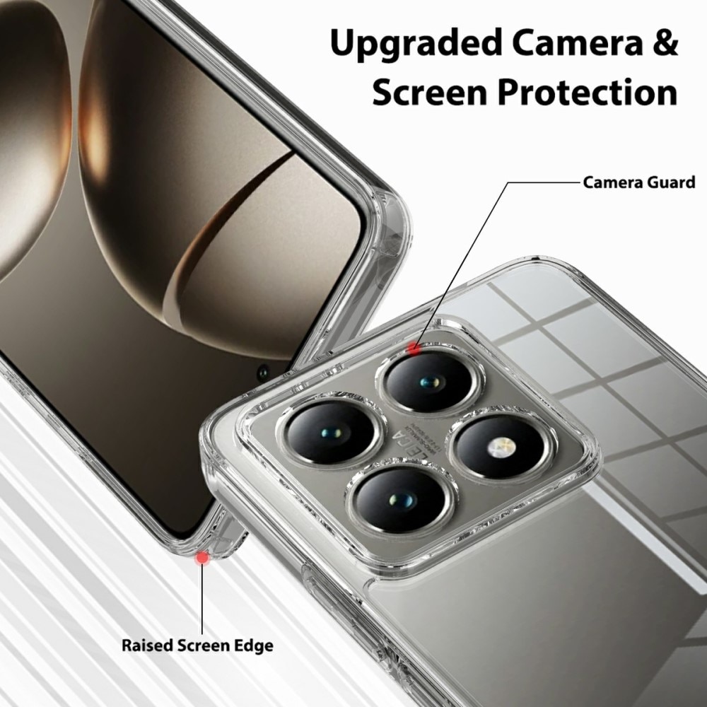 Hybridcover Xiaomi 14T Pro gennemsigtig