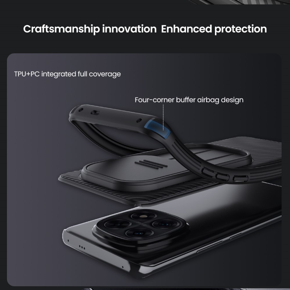 CamShield Cover Xiaomi Redmi Note 14 Pro Plus sort