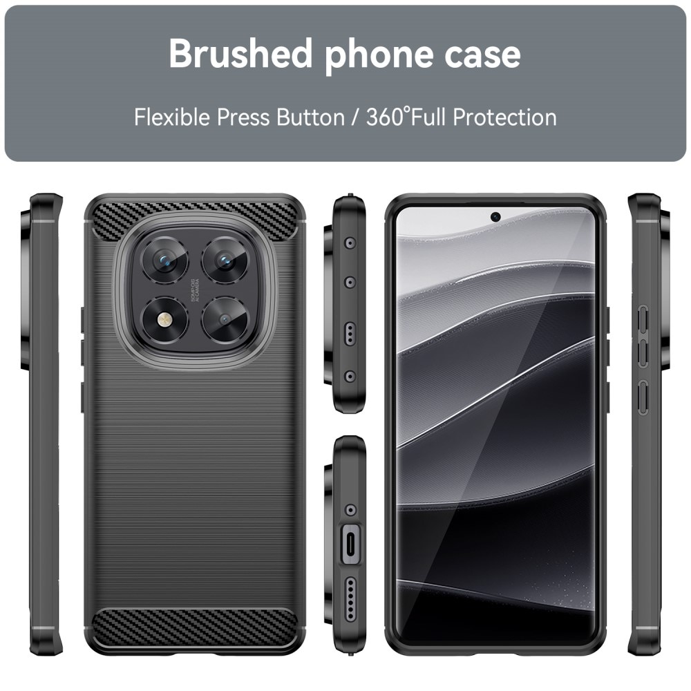 Xiaomi Redmi Note 14 Pro Cover TPU Brushed Black