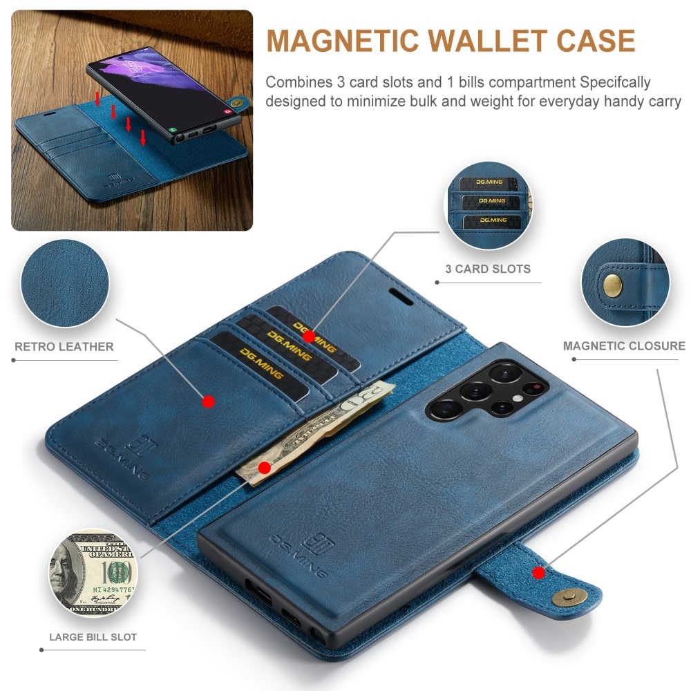 Magnet Wallet Samsung Galaxy S25 Ultra Blue