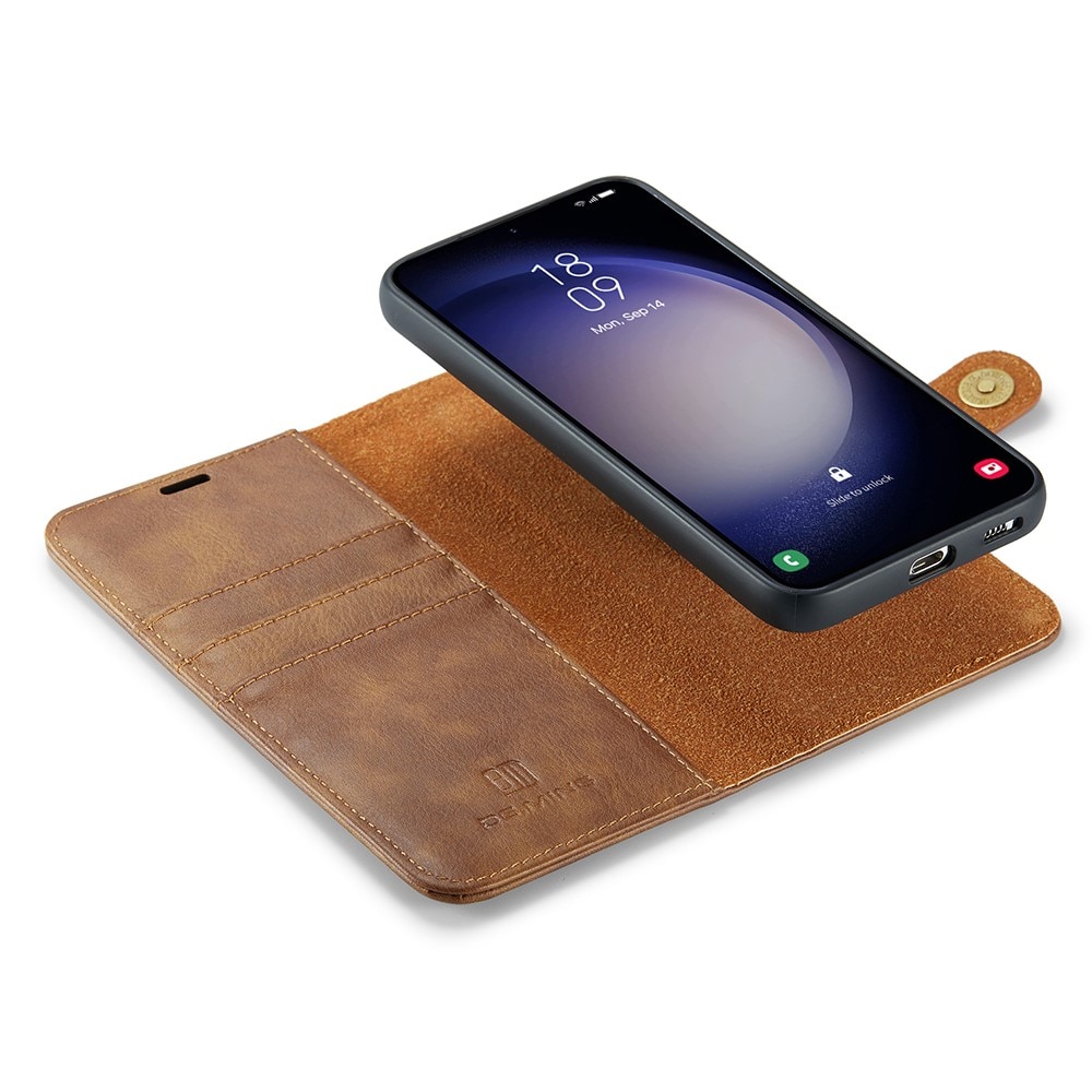 Magnet Wallet Samsung Galaxy S25 Cognac