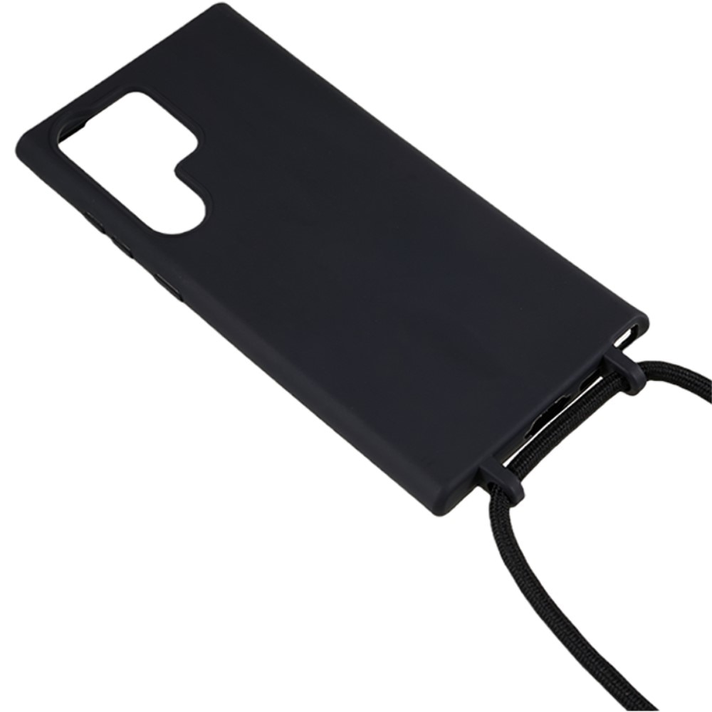 Cover halskæde strop Samsung Galaxy S25 Ultra sort