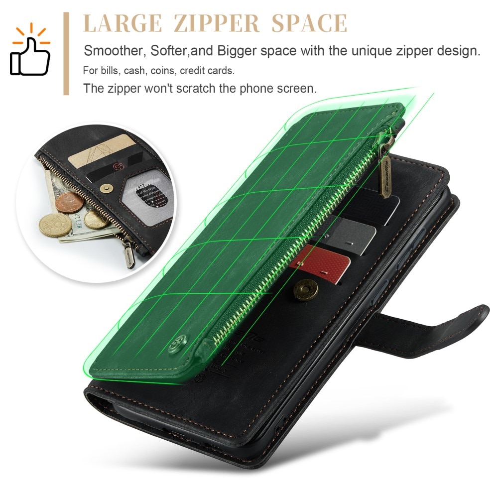 Zipper Wallet Samsung Galaxy S25 Sort