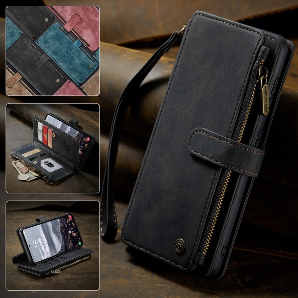 Zipper Wallet Samsung Galaxy S25 Plus Sort