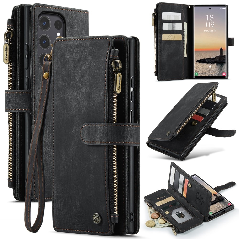 Zipper Wallet Samsung Galaxy S25 Ultra Sort