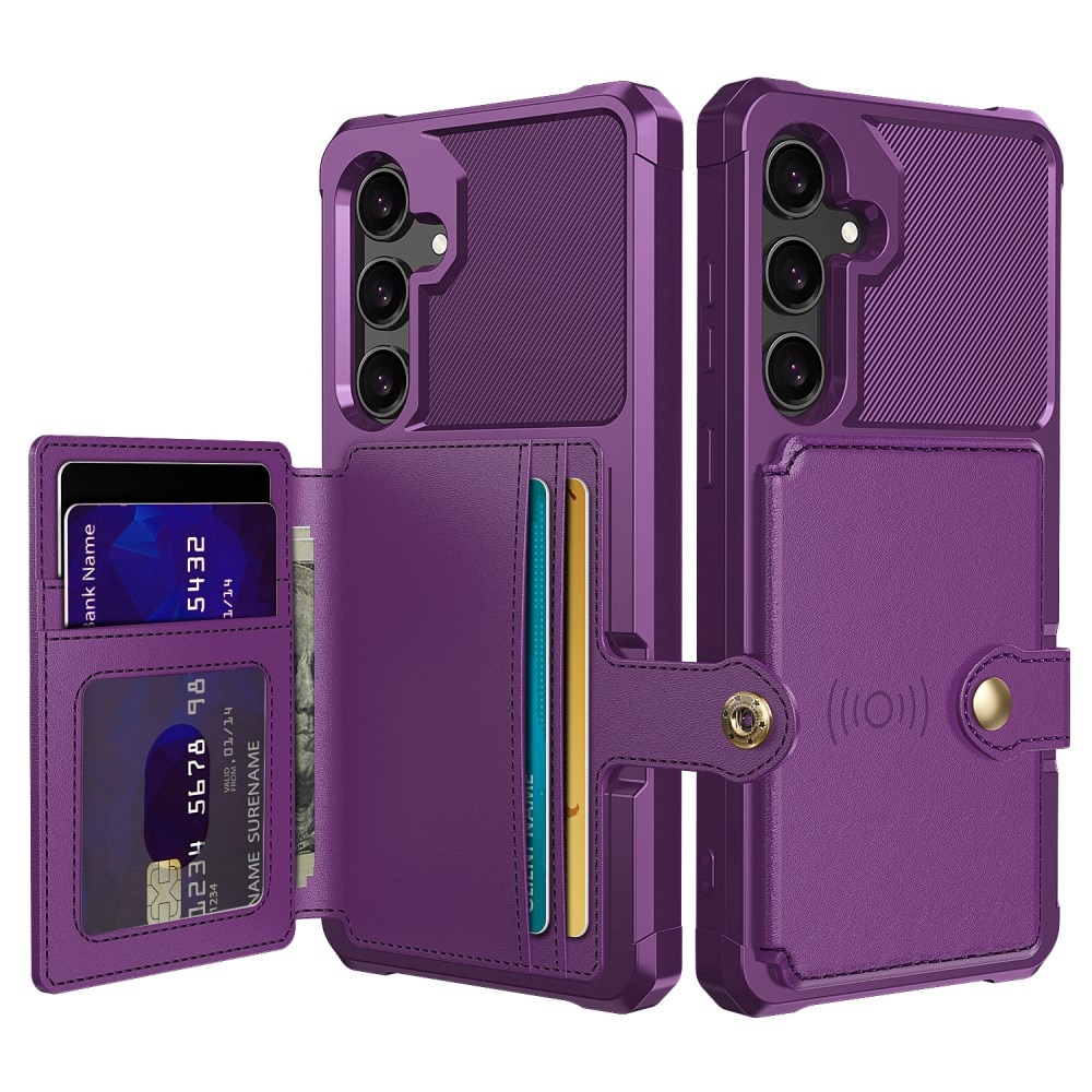 Tough Multi-slot Cover Samsung Galaxy S25 Lilla