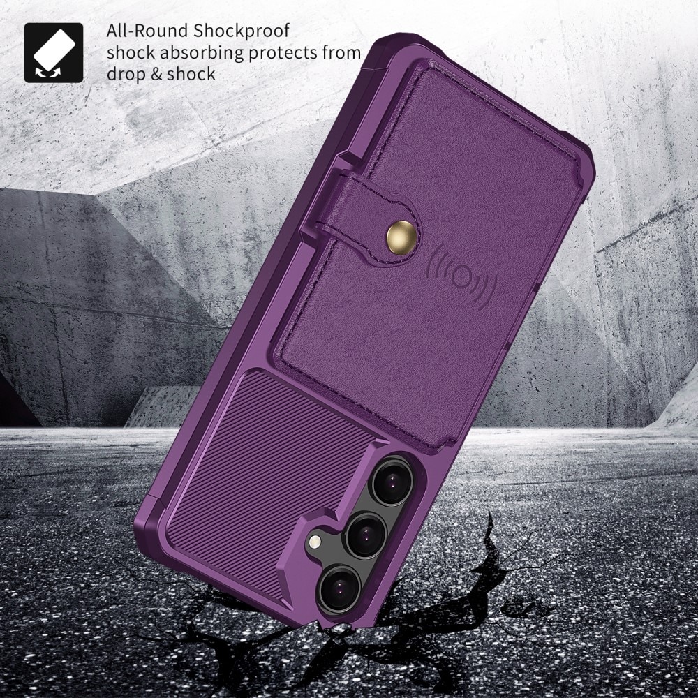 Tough Multi-slot Cover Samsung Galaxy S25 Lilla