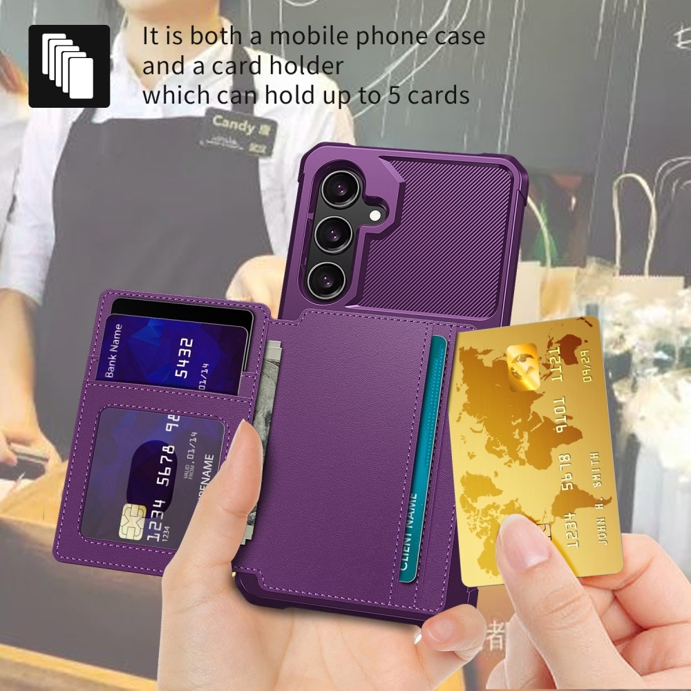 Tough Multi-slot Cover Samsung Galaxy S25 Lilla