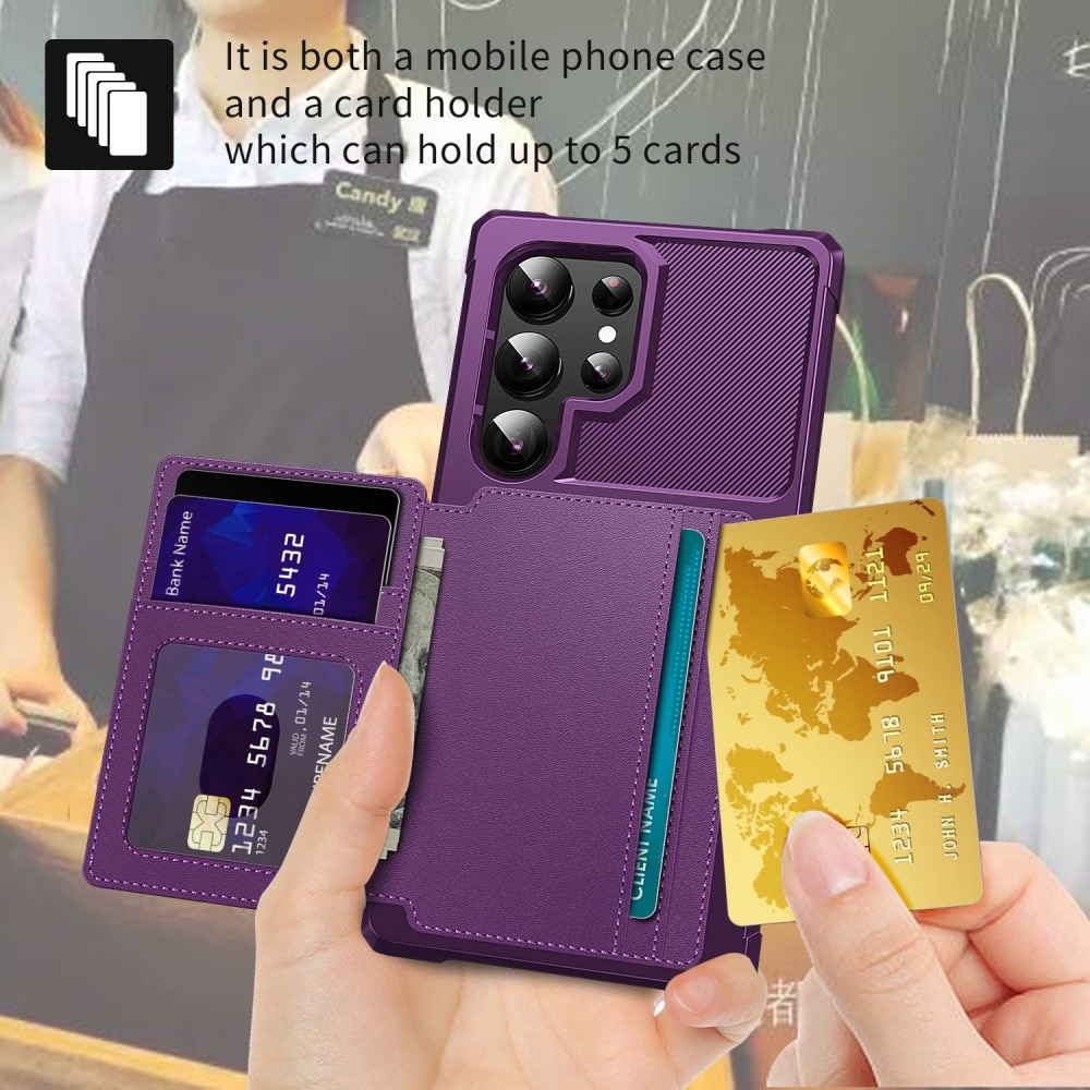 Tough Multi-slot Cover Samsung Galaxy S25 Ultra Lilla