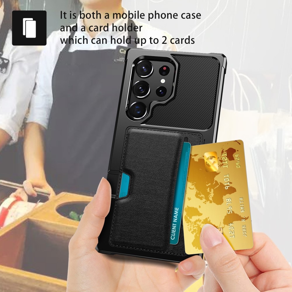 Tough Card Case Galaxy S25 Ultra sort