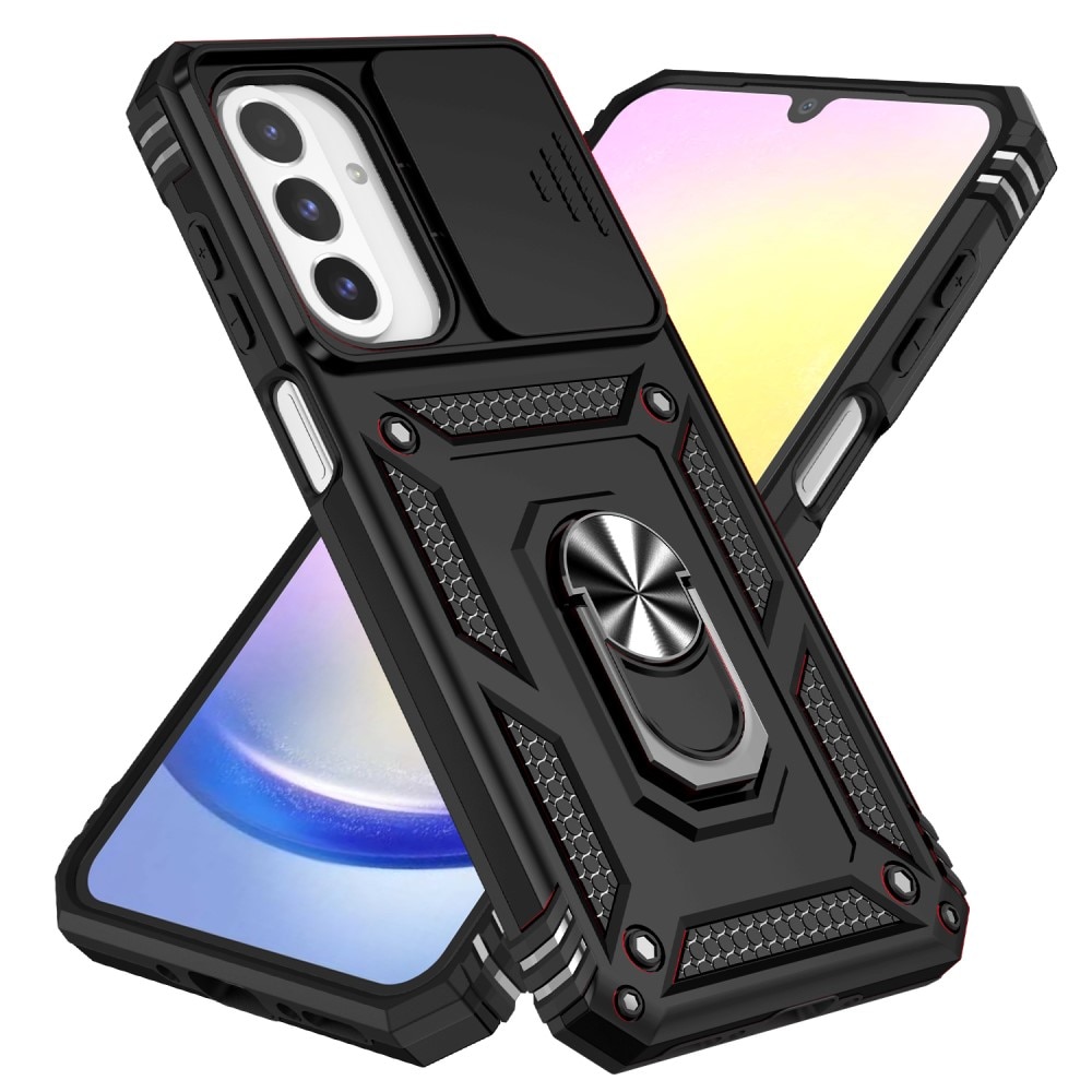 Hybridcover Ring + Kamerabeskyttelse Samsung Galaxy A26 Sort