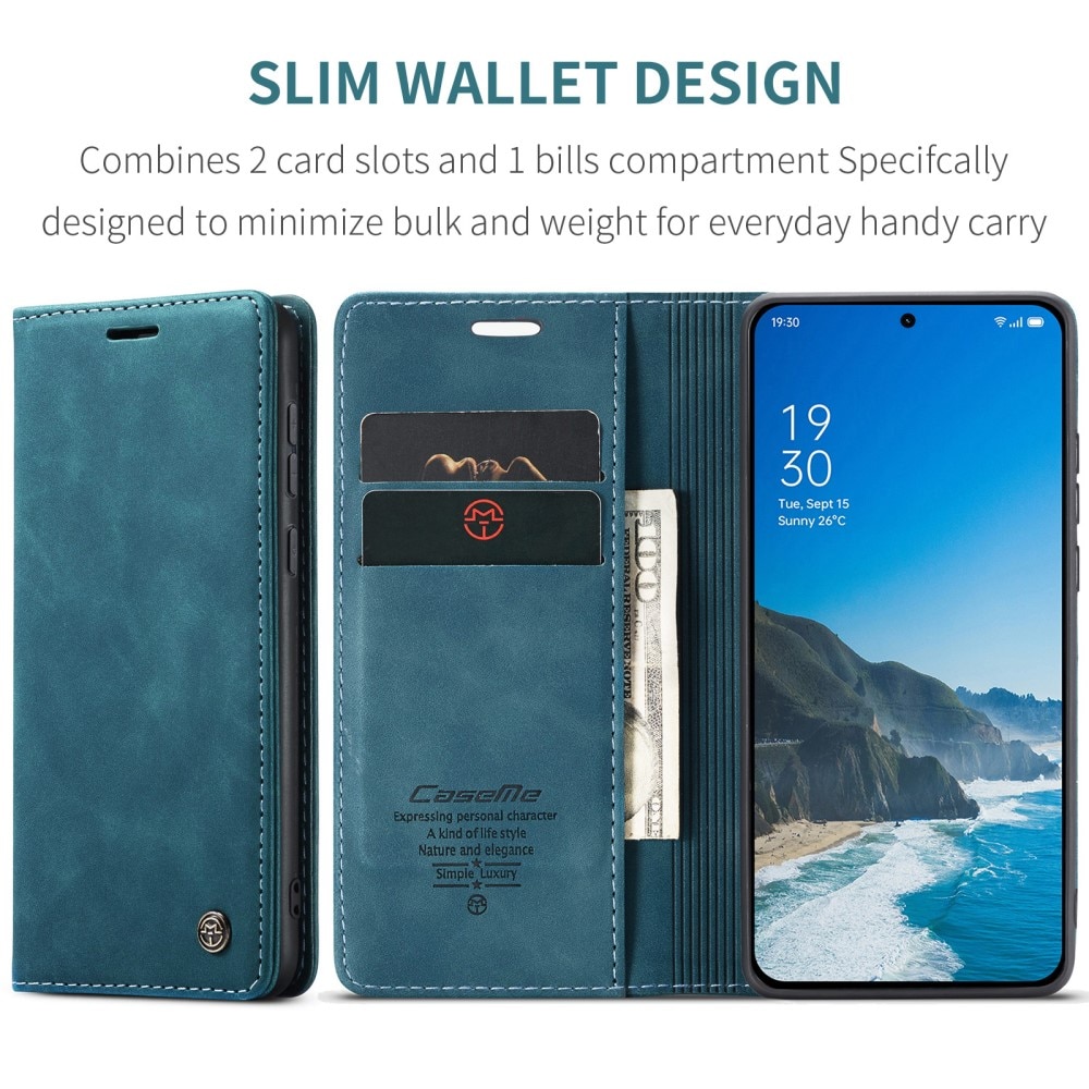 Slim Pung Etui  OnePlus 13 Blå