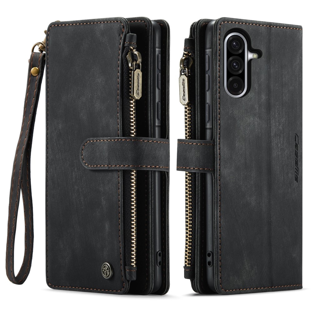 Zipper Wallet Samsung Galaxy A56 Sort