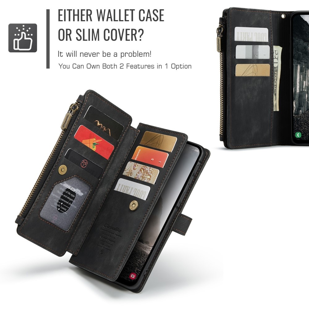 Zipper Wallet Samsung Galaxy A56 Sort