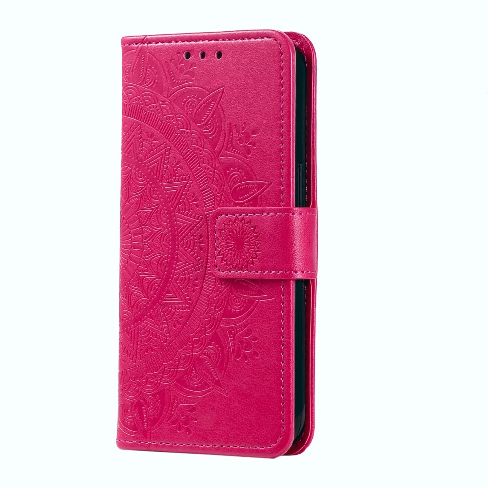 Læderetui Mandala Samsung Galaxy A26 Cerise