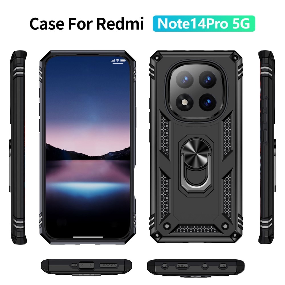 Hybridcover Tech Ring Xiaomi Redmi Note 14 Pro sort